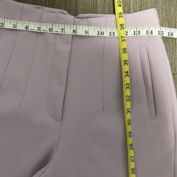 ZARA Women’s Lilac High-Waisted Pants M EUC - Picture 9 of 13